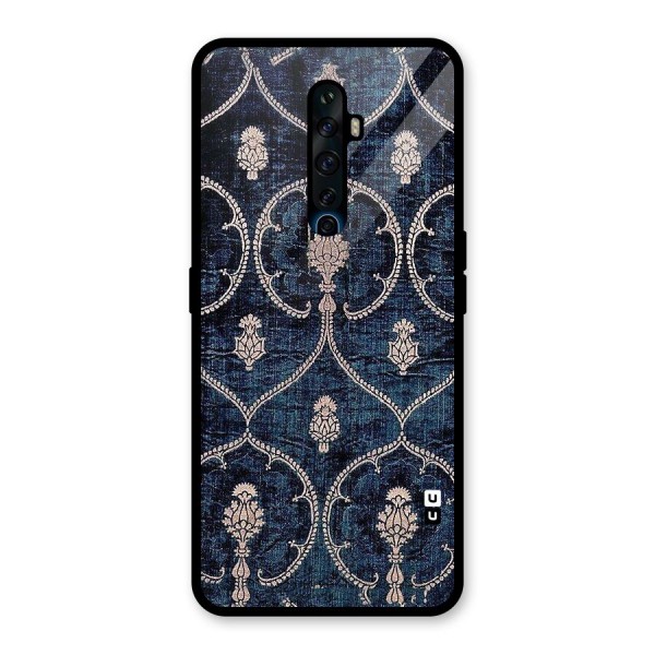 Blue Shade Rug Glass Back Case for Oppo Reno2 Z