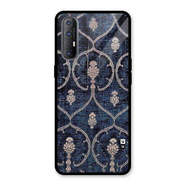 Blue Shade Rug Glass Back Case for Oppo Reno3 Pro