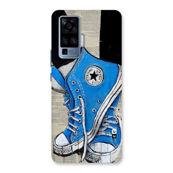 Blue Shoes Back Case for Vivo X50 Pro