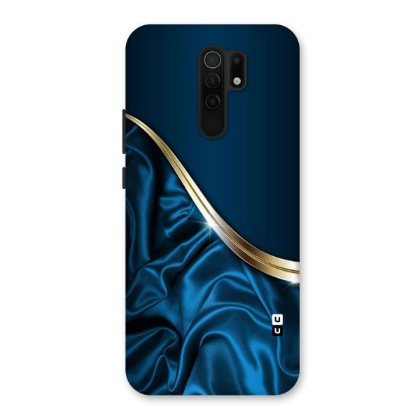 Blue Smooth Flow Back Case for Redmi 9 Prime