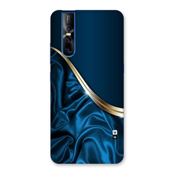 Blue Smooth Flow Back Case for Vivo V15 Pro