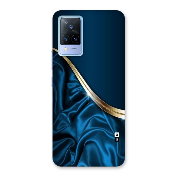 Blue Smooth Flow Back Case for Vivo V21 5G