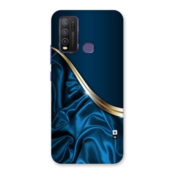 Blue Smooth Flow Back Case for Vivo Y30