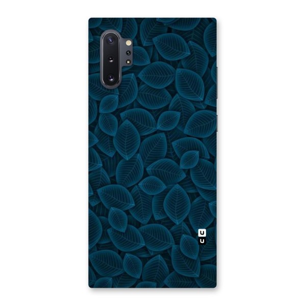 Blue Thin Leaves Back Case for Galaxy Note 10 Plus