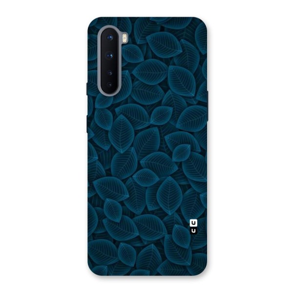 Blue Thin Leaves Back Case for OnePlus Nord