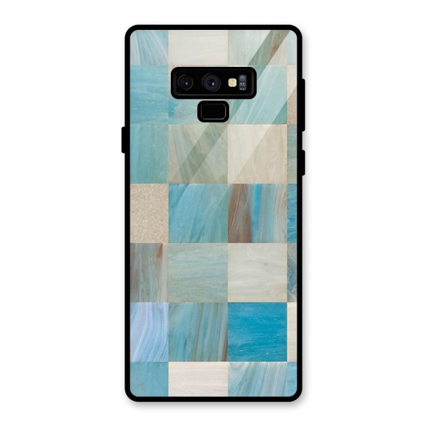 Blue Tiles Glass Back Case for Galaxy Note 9