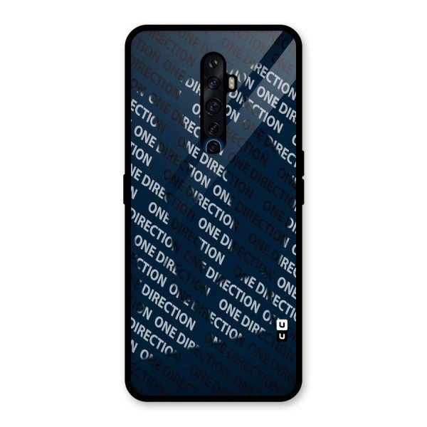 Blue Way Glass Back Case for Oppo Reno2 Z