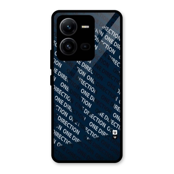 Blue Way Glass Back Case for Vivo V25