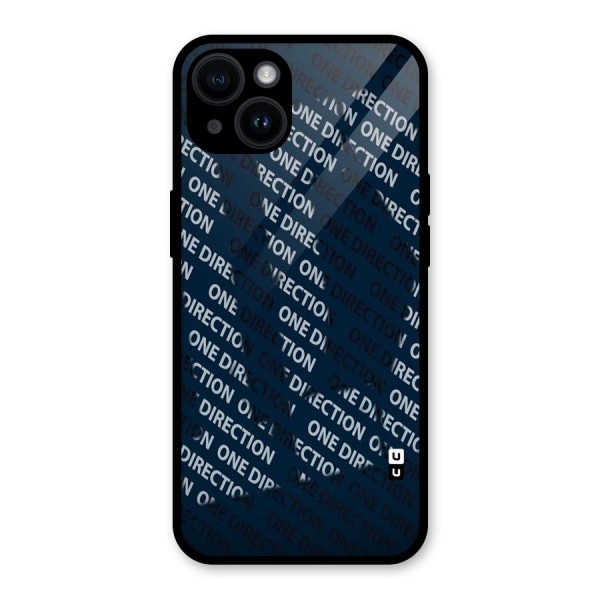 Blue Way Glass Back Case for iPhone 14