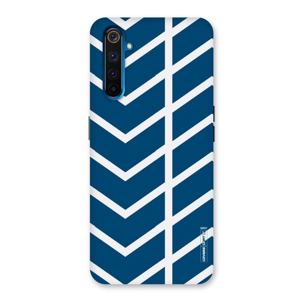 Blue White Pattern Back Case for Realme 6 Pro