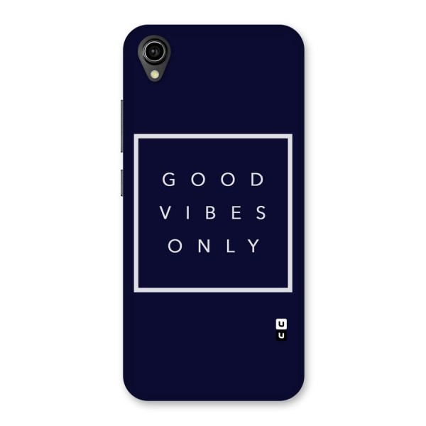 Blue White Vibes Back Case for Vivo Y90