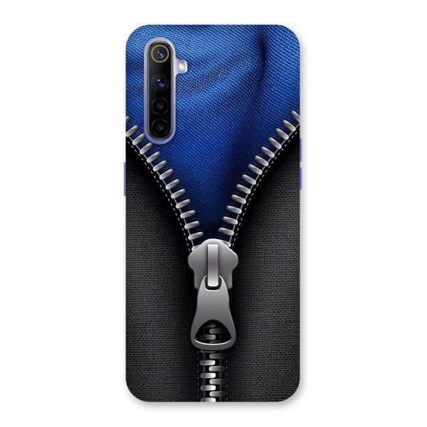 Blue Zipper Back Case for Realme 6