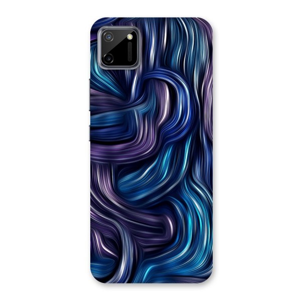 Blue and Purple Oil Paint Back Case for Realme C11