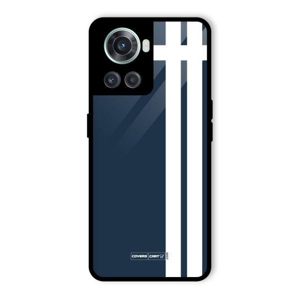 Blue and White Glass Back Case for OnePlus 10R