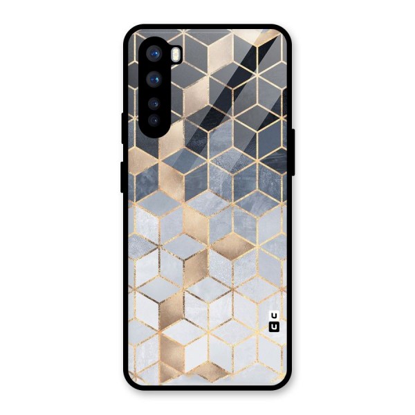 Blues And Golds Glass Back Case for OnePlus Nord