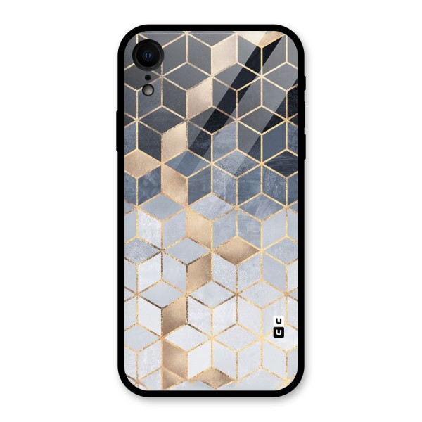 Blues And Golds Glass Back Case for XR