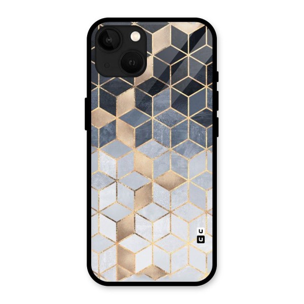 Blues And Golds Glass Back Case for iPhone 13