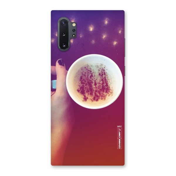 Bokeh Coffee Mug Back Case for Galaxy Note 10 Plus