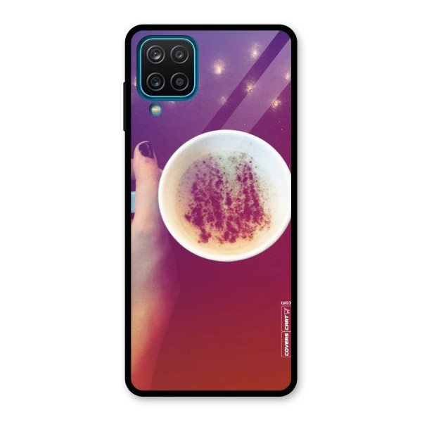 Bokeh Coffee Mug Glass Back Case for Galaxy A12