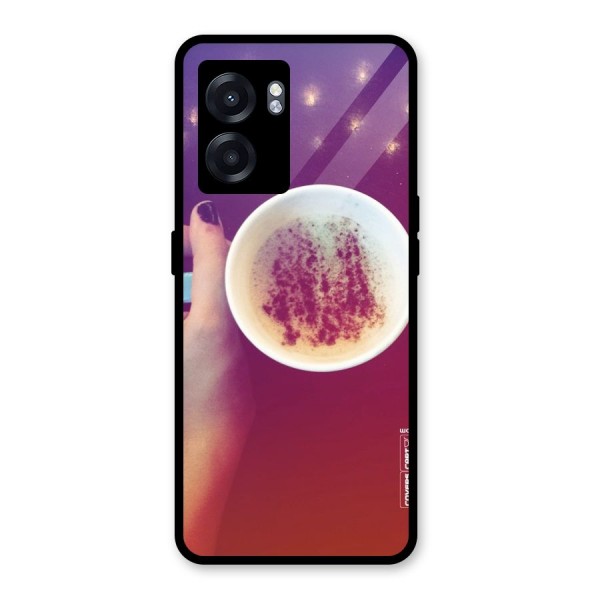 Bokeh Coffee Mug Glass Back Case for Oppo K10 (5G)