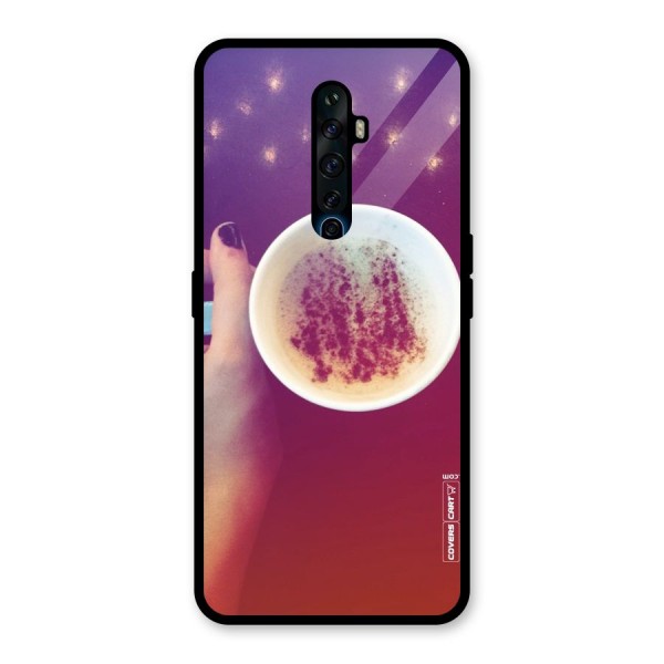 Bokeh Coffee Mug Glass Back Case for Oppo Reno2 Z