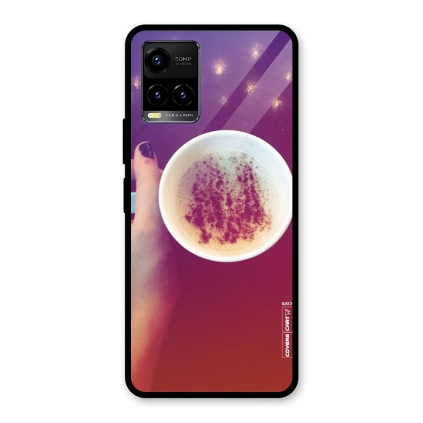 Bokeh Coffee Mug Glass Back Case for Vivo Y21 2021