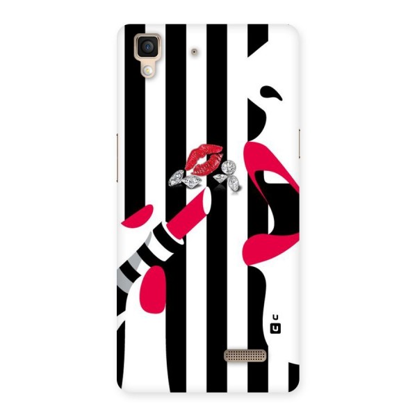 Bold Woman Back Case for Oppo R7