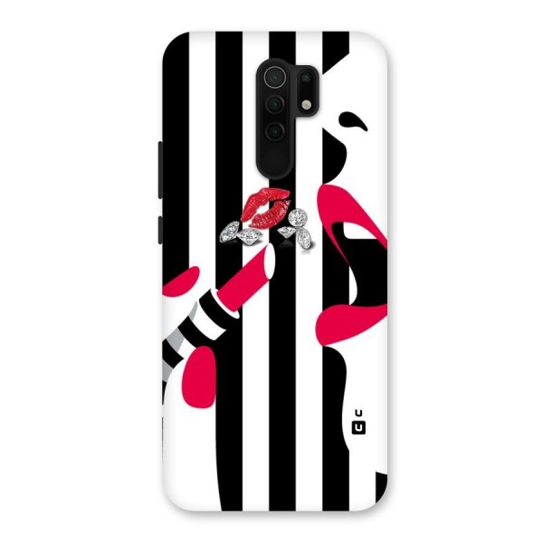 Bold Woman Back Case for Redmi 9 Prime