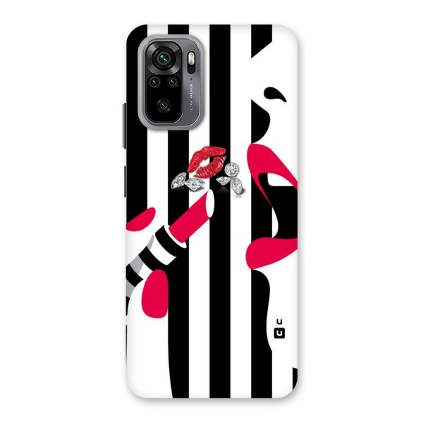 Bold Woman Back Case for Redmi Note 10