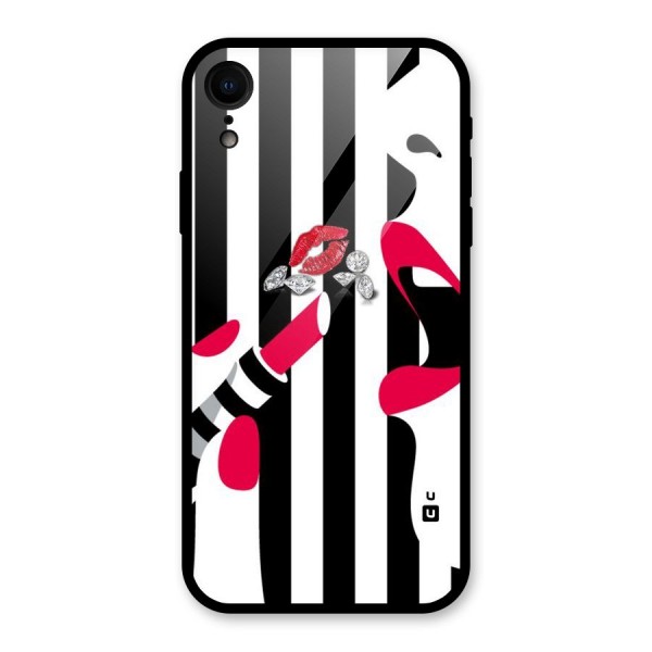 Bold Woman Glass Back Case for XR