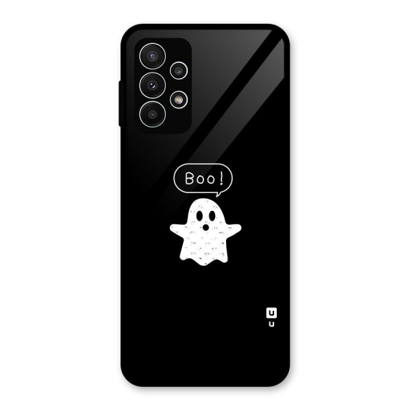 Boo Cute Ghost Glass Back Case for Galaxy A23