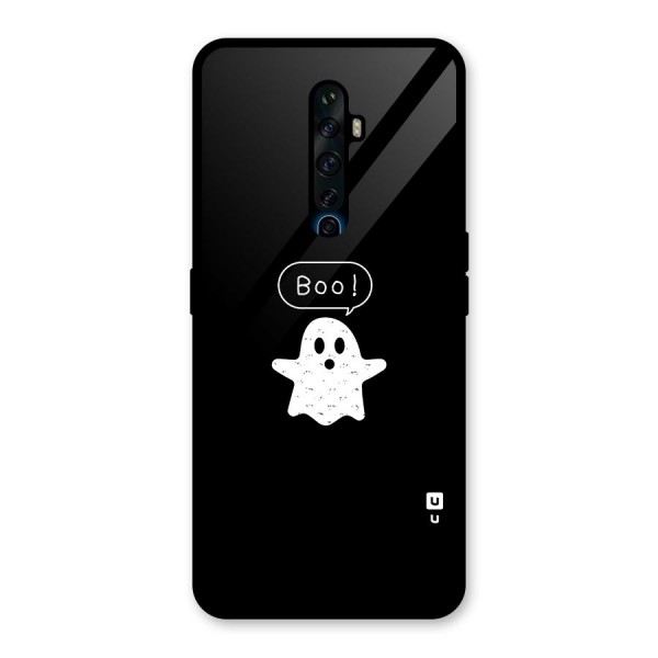 Boo Cute Ghost Glass Back Case for Oppo Reno2 Z