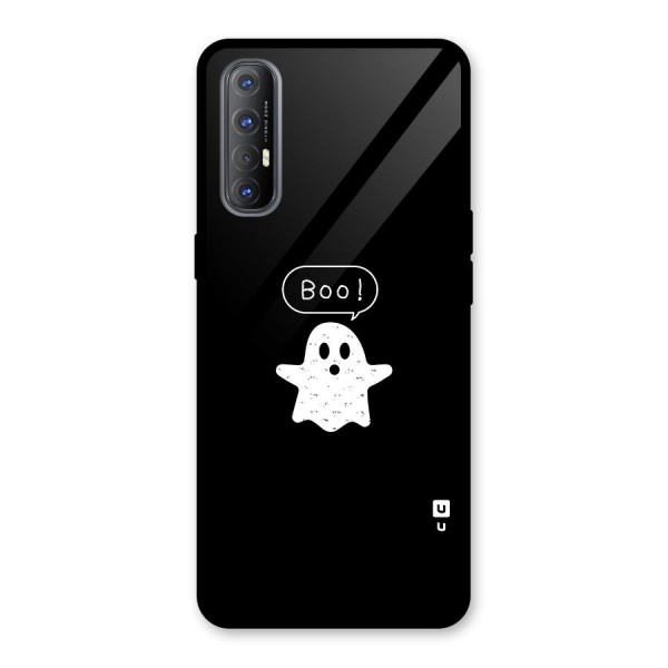 Boo Cute Ghost Glass Back Case for Oppo Reno3 Pro