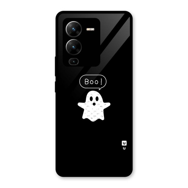 Boo Cute Ghost Glass Back Case for Vivo V25 Pro