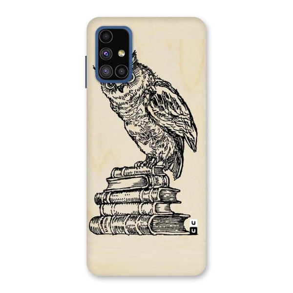 Book Owl Back Case for Galaxy M51