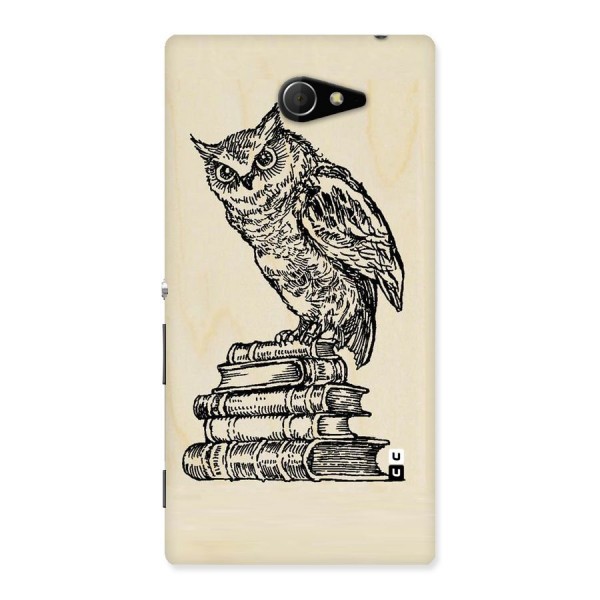 Book Owl Back Case for Sony Xperia M2