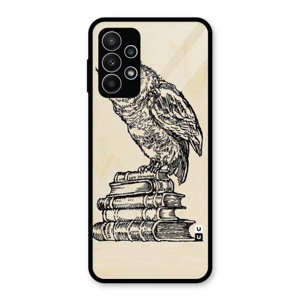 Book Owl Glass Back Case for Galaxy A23