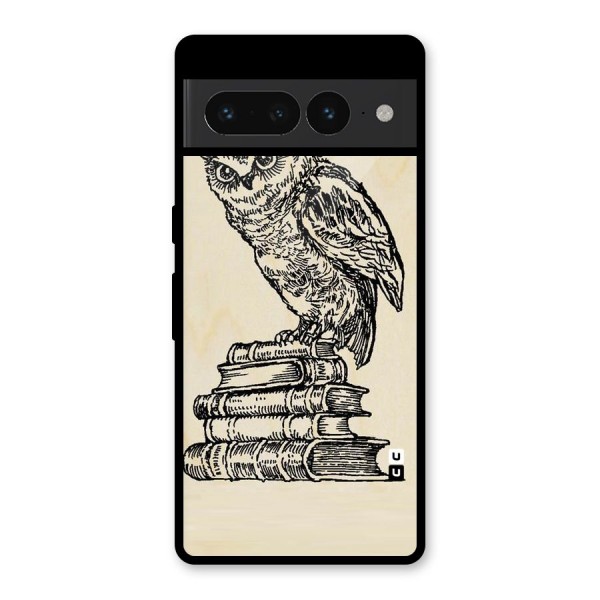 Book Owl Glass Back Case for Google Pixel 7 Pro