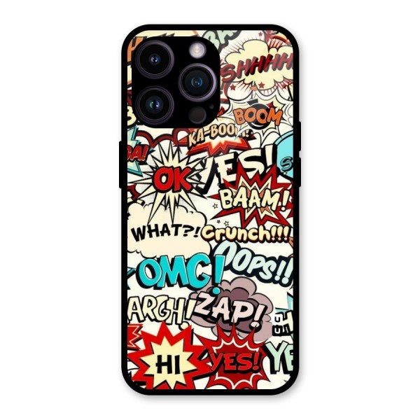 Boom Zap Glass Back Case for iPhone 14 Pro Max