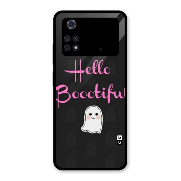 Boootiful Glass Back Case for Poco M4 Pro 4G