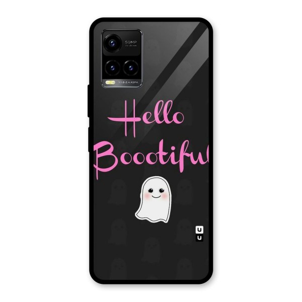 Boootiful Glass Back Case for Vivo Y21 2021