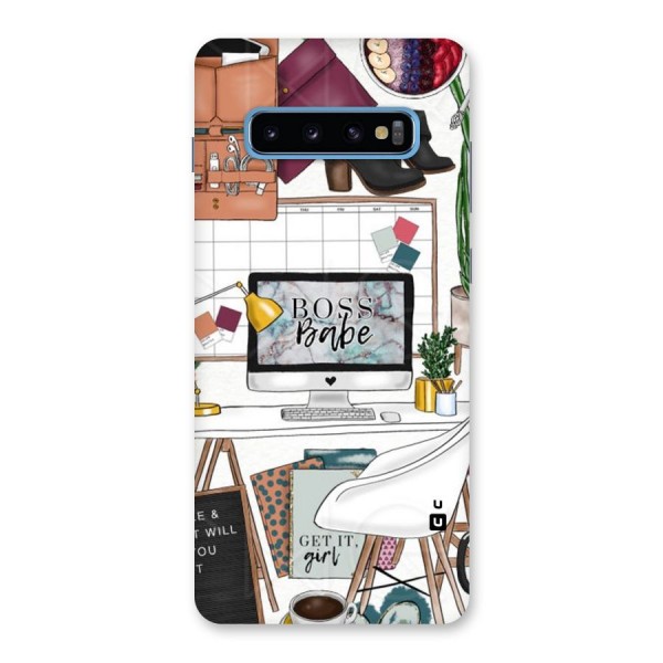 Boss Babe Back Case for Galaxy S10 Plus