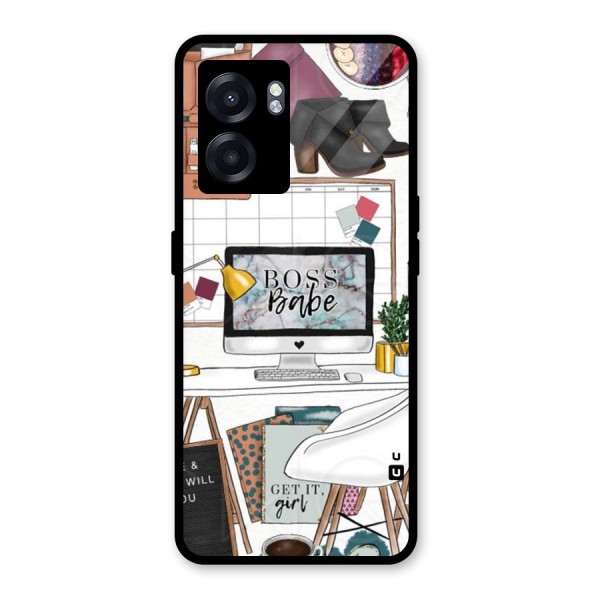 Boss Babe Glass Back Case for Oppo K10 (5G)