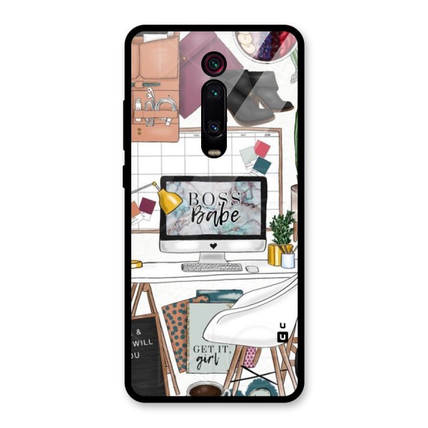 Boss Babe Glass Back Case for Redmi K20 Pro