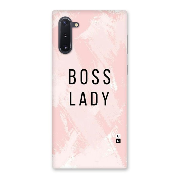 Boss Lady Pink Back Case for Galaxy Note 10