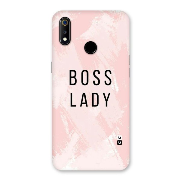 Boss Lady Pink Back Case for Realme 3