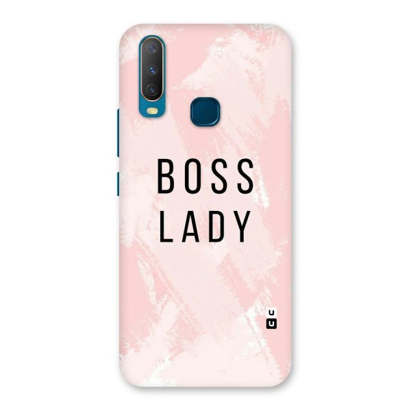 Boss Lady Pink Back Case for Vivo Y12