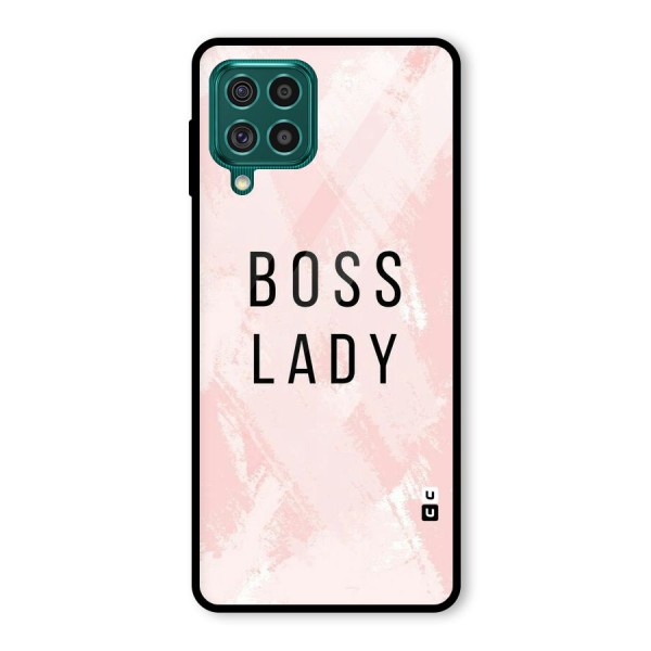 Boss Lady Pink Glass Back Case for Galaxy F62