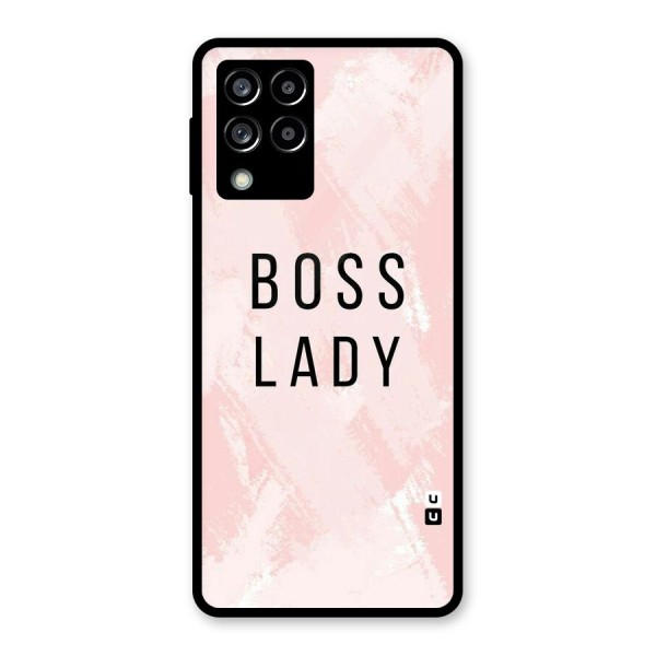 Boss Lady Pink Glass Back Case for Galaxy M53 5G