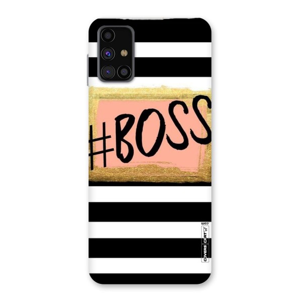 Boss Stripes Back Case for Galaxy M31s